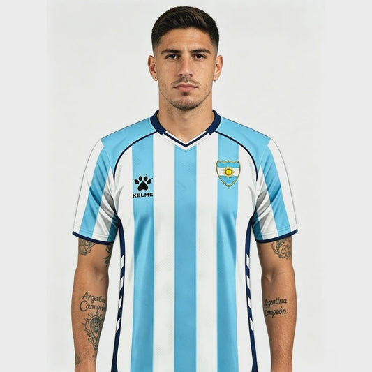 KELME Heren Argentinië Voetbalshirt 2026 - Stijlvol & Ademend voor Dagelijks Gebruik