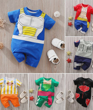 Baby Jumpsuit met Anime Print - Katoen - Zomerkleding 0-18 Maanden