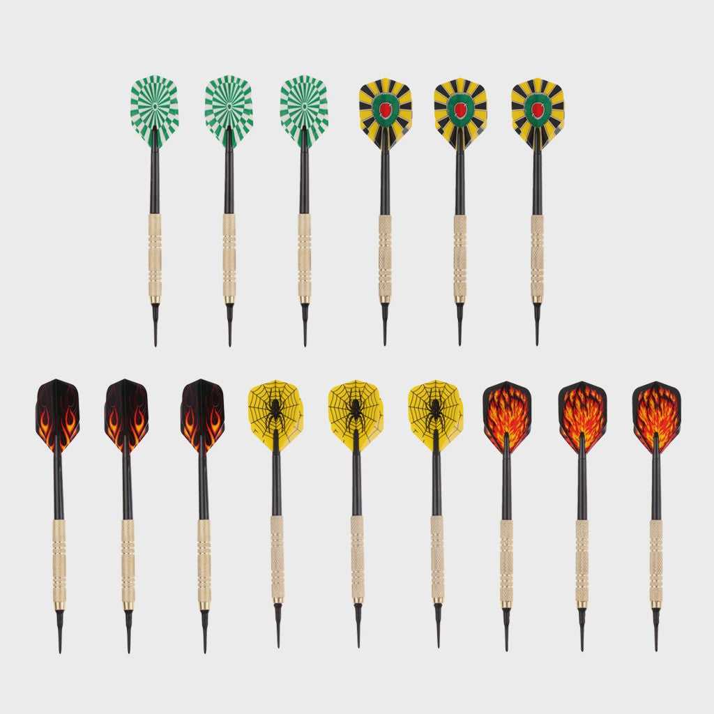 15 Professionele Soft Tip Darts Set met 15 Extra Tips voor Elektronisch Dartbord