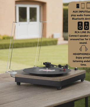 MAIO Draagbare Platenspeler met Ingebouwde Speakers en 3 Snelheden