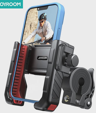 Joyroom Universele Fiets & Motor Telefoonhouder - Eenvoudige Bediening & Schokbestendig voor 4.7-7 inch
