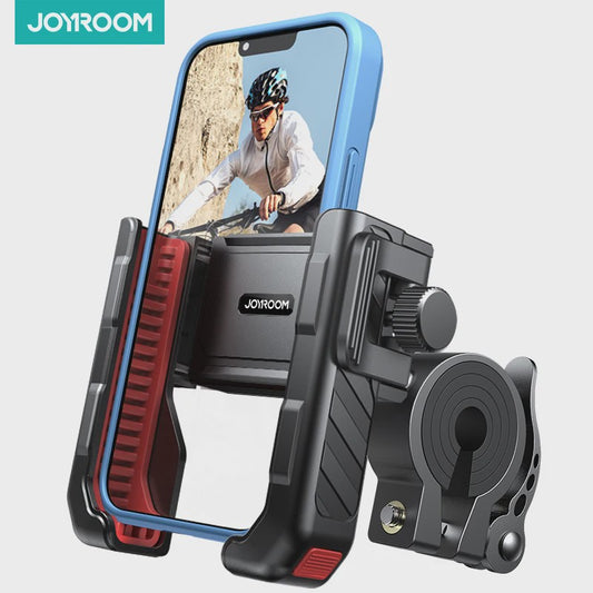 Joyroom Universele Fiets & Motor Telefoonhouder - Eenvoudige Bediening & Schokbestendig voor 4.7-7 inch