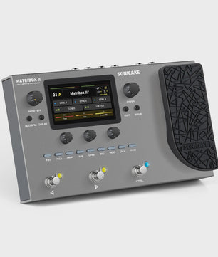 SONICAKE Matribox II Gitaar & Bass Multi-Effect Processor met Expression Pedal, FX Loop, USB