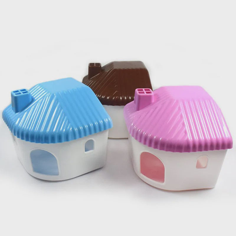 Vrolijk Kleurrijk Huisje voor Hamster & Cavia - Plastic Speelgoed & Slaapplek