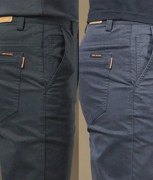 Herfst/Winter Heren Slim Fit Katoenen Broek - Casual & Zakelijk
