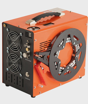 Draagbare PCP Air Compressor 4500PSI/30Mpa - Watervrij, voor Luchtgeweer, Paintball & Duiktank