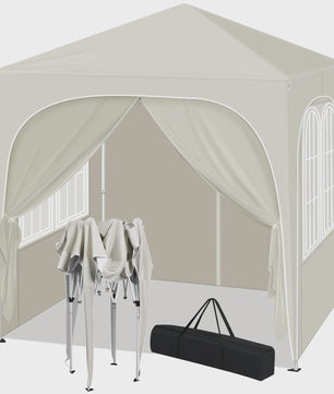 Pop-up Tuinpaviljoen 2x2m met Zijwanden - UV-bescherming & Waterdicht