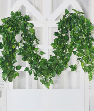 Kunstplant Klimop met Groene Bladeren - Decoratieve Slierplant voor Huis, Bruiloft & Achtergrond