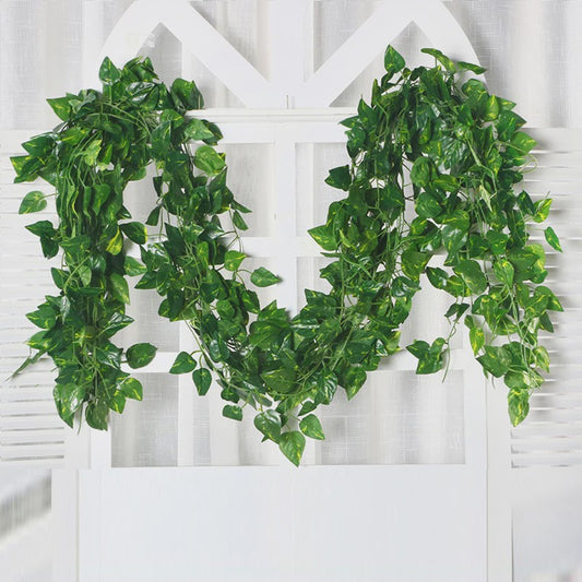 Kunstplant Klimop met Groene Bladeren - Decoratieve Slierplant voor Huis, Bruiloft & Achtergrond