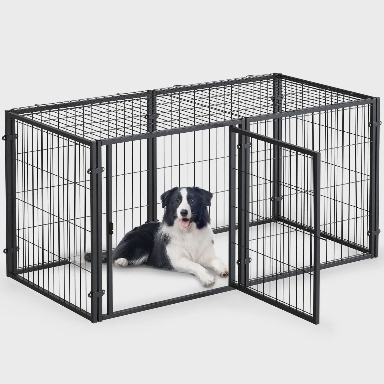 Robuuste Metalen Hondenkennel & Ren - Ontsnappingsvrij & Veilig voor Elke Hond
