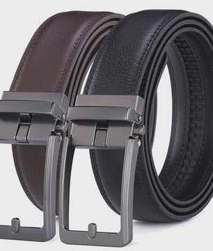 Heren Riem met Automatische Gesp - Stijlvol Kunstleer voor Jeans & Pantalons