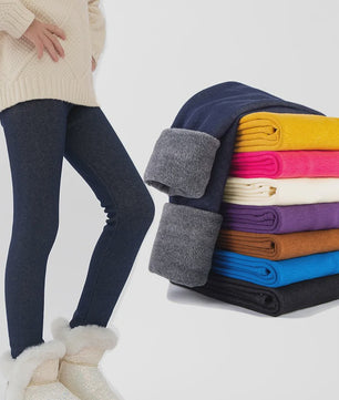 Warme Fleece Lined Leggings voor Meisjes (3-11 Jaar) - Zacht & Comfortabel