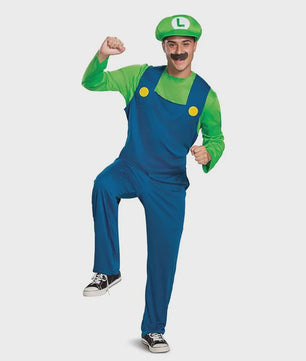 Super Brothers Kostuum - Unisex Mario & Luigi Verkleedset voor Halloween en Carnaval