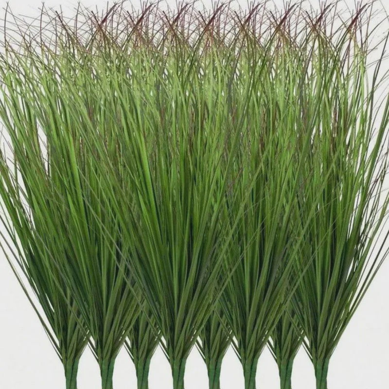 Set van 12 Kunstgras Siergrassen - Decoratieve Nep Planten voor Binnen & Buiten