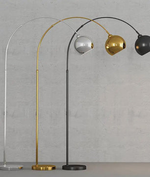 Nordic Luxe Boog Plafondlamp - Verstelbare LED Vloerlamp voor Woonkamer & Bedside