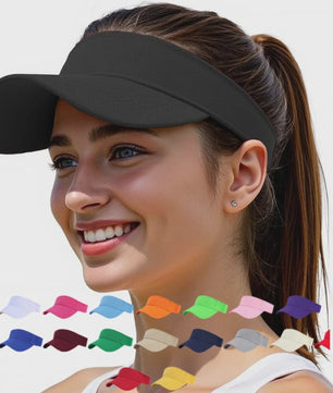 Lichtgewicht Sneldrogende Zonneklep voor Dames - Perfect voor Sport, Golf, Tennis & Hardlopen