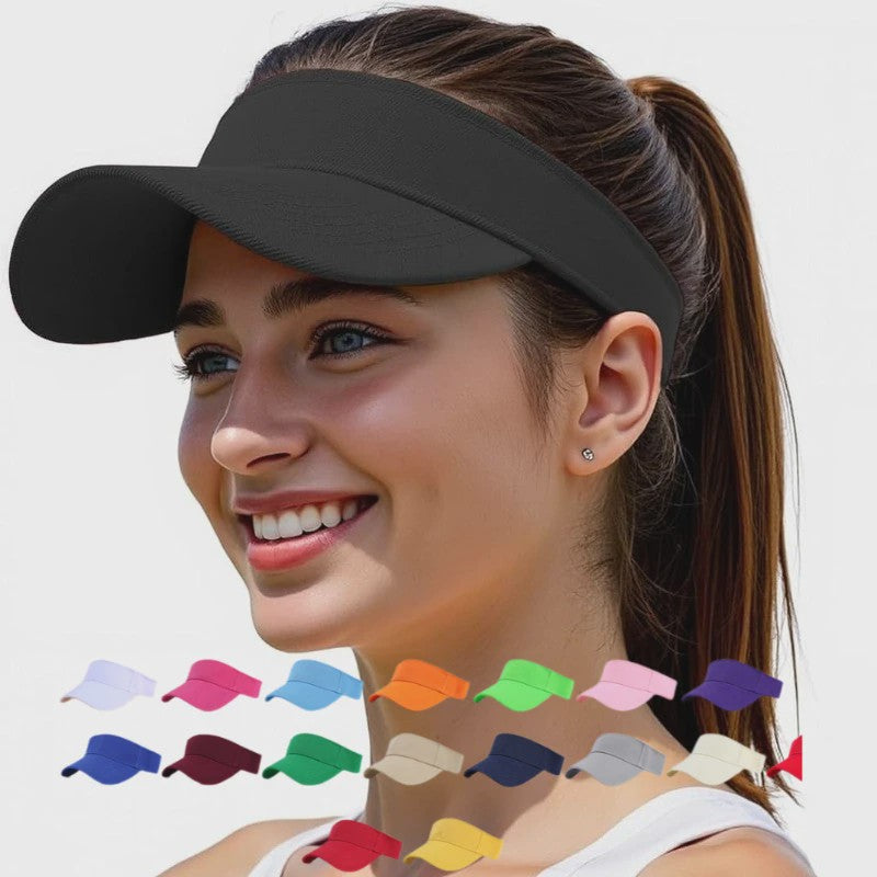 Lichtgewicht Sneldrogende Zonneklep voor Dames - Perfect voor Sport, Golf, Tennis & Hardlopen