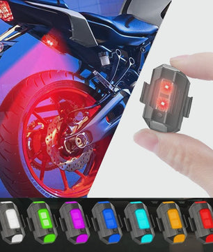 Universeel Mini LED Waarschuwingslicht - 7 Kleuren & 22 Modi - USB Oplaadbaar