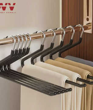 Anti-slip Gansvormige Broekenhanger - Ruimtebesparend Kledingrek voor Garderobe