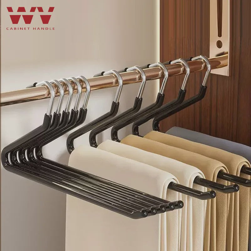 Anti-slip Gansvormige Broekenhanger - Ruimtebesparend Kledingrek voor Garderobe