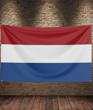 Nederlandse Vlag - Duurzaam Polyester met Messing Oogjes