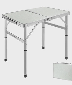 Draagbare Opvouwbare Tafel - Aluminium, Hoogte Verstelbaar voor Camping, Tuin & Picknick