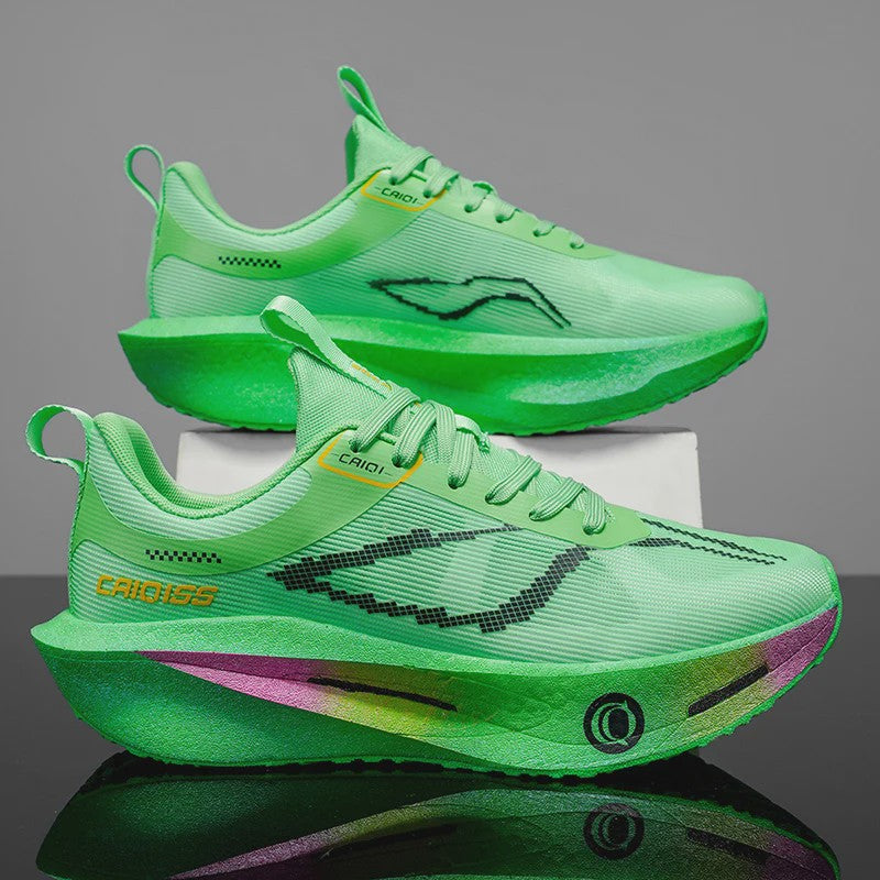 Unisex Hardloopschoenen met Carbon Board: Lichtgewicht, Ademend & Comfortabel voor Marathonlopers
