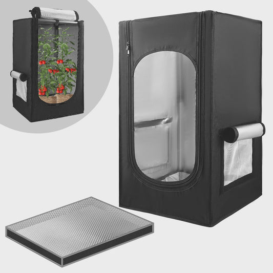 Professionele Kweekkas 44x44x72cm - Hoge Reflectie Mylar, 600D, Hydrocultuur