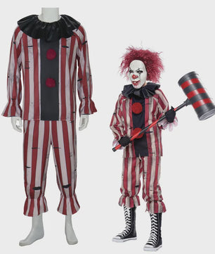 Griezelig Clown Kostuum - Horror Halloween Cosplay voor Heren & Dames