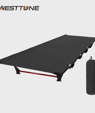 WESTTUNE Ultralichte Camping Cot - Draagbaar Opvouwbaar Kampeerbed van Aluminiumlegering
