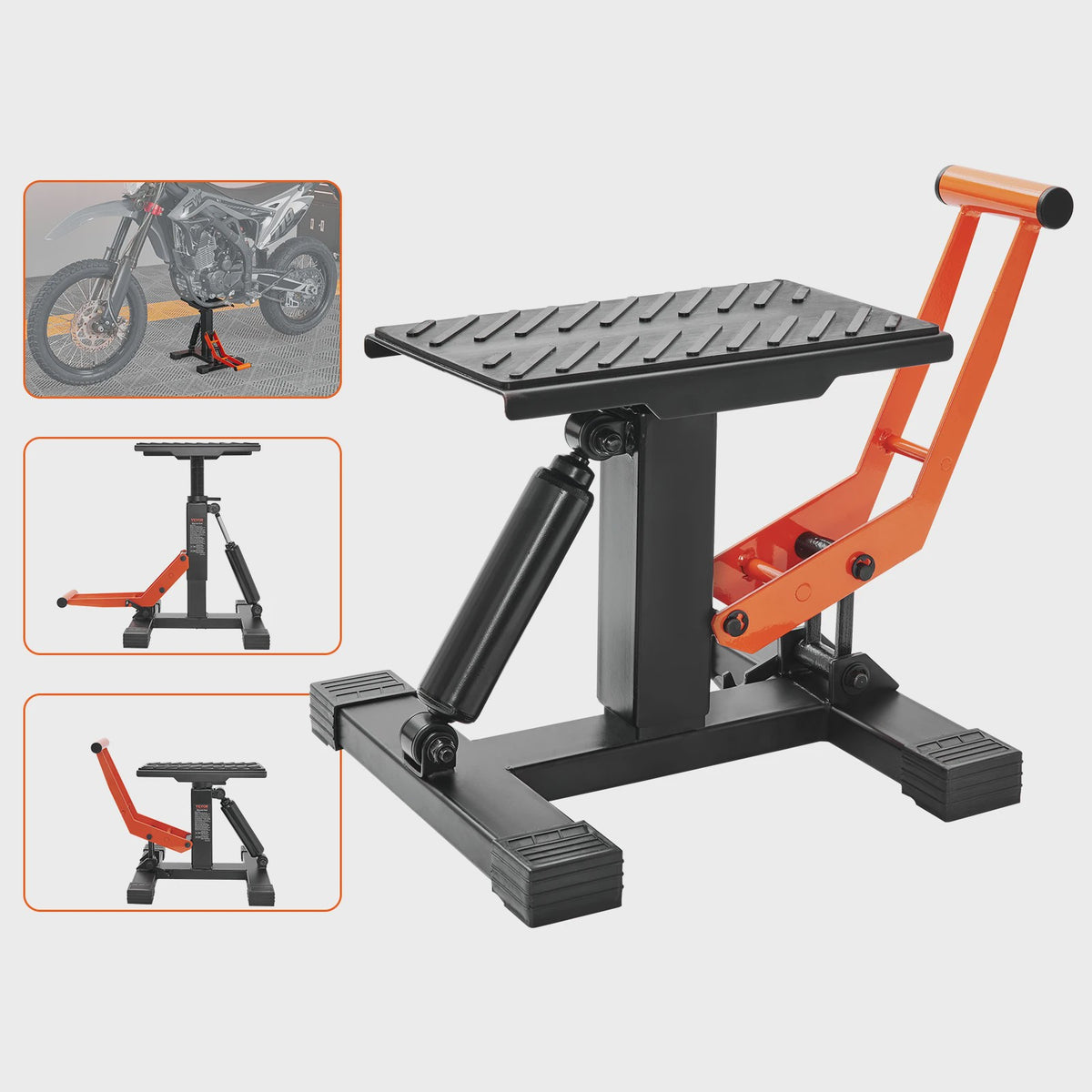 Hydraulische Motorlift / Crossmotor Lift - Verstelbaar & Robuust (200 kg) voor Onderhoud