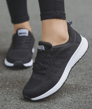 Dames Sneakers - Ademend Mesh Casual Schoenen voor Comfortabel Wandelen en Dagelijks Gebruik