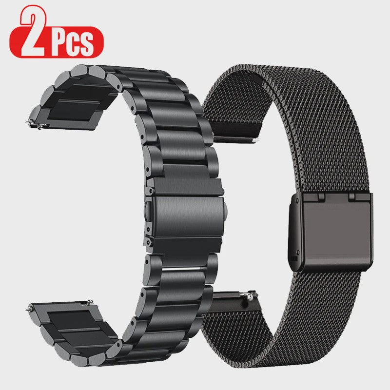 RVS Horlogeband Vervanging voor Huawei Watch GT 2/3 Pro, Watch 4 - 20/22mm