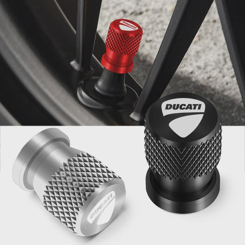 Aluminium Ventieldopjes Set voor Ducati Motorfietsen - Diverse Kleuren