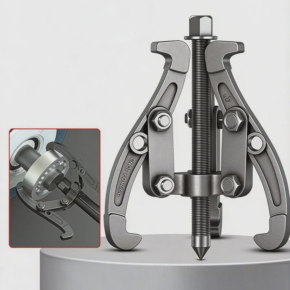 Robuuste 3-in-1 Trekker: 3- & 2-Bekken Trekker voor Lagers, Poelies & Vliegwielen (3, 4, 6 Inch)