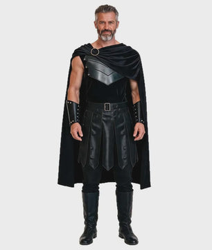 Odysseus Ridder Kostuum Zwart - Volwassen Cosplay & Halloween