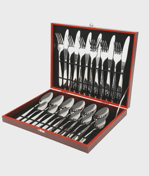 24-delige Bestekset voor 6 Personen - Luxe Geschenkbos