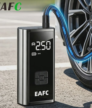 Draadloze Digitale Bandenpomp 4000mAh - Auto, Motor, Fiets & Ballen - Met LED & SOS Functie