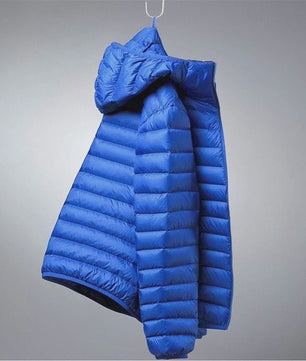 Lichte Heren Winterjas met Capuchon - Strak Design & Warmte