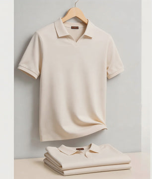 AIOPESON Heren Polo Shirt - Ademend, Zijdezacht & Stijlvol 'Old Money' Design