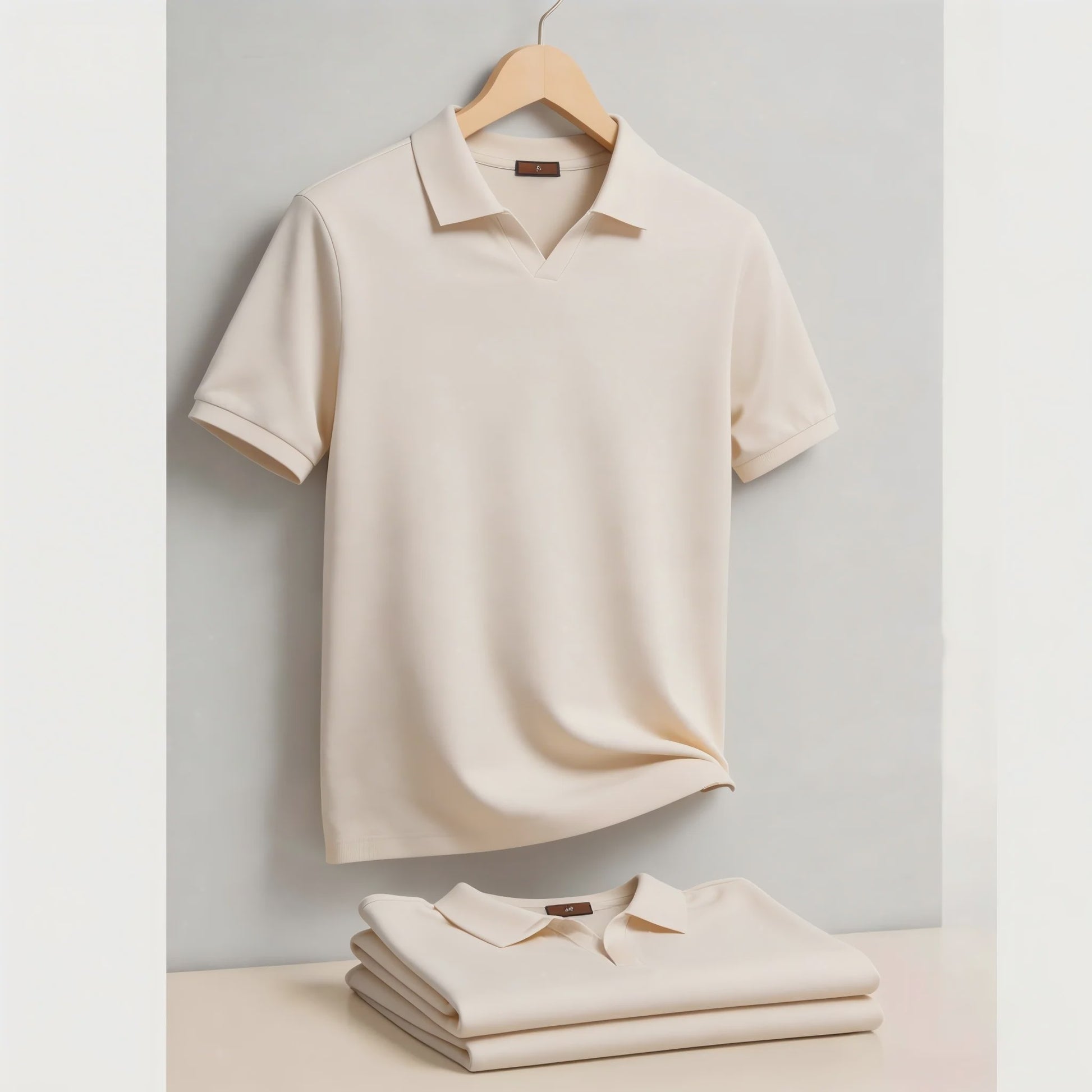 AIOPESON Heren Polo Shirt - Ademend, Zijdezacht & Stijlvol 'Old Money' Design