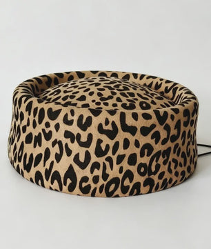 Stijlvolle Dames Baret met Luipaardprint - Mode Hoed voor Elke Gelegenheid