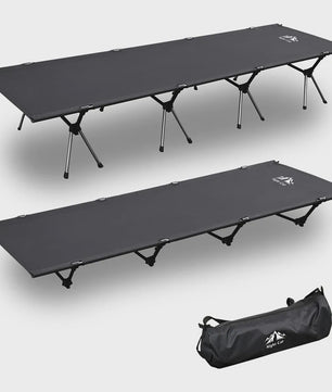 Night Cat Opvouwbaar Campingbed - Draagbaar Veldbed voor Volwassenen - Makkelijk Op te Zetten Outdoor Slaapbed