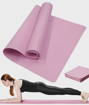 Antislip Yoga & Pilates Mat - 3mm, 4mm of 6mm Dik - Comfortabel & Duurzaam