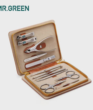 MR.GREEN 12-delige Manicure Set - Roestvrij Staal Nagelverzorging & Pedicure Kit