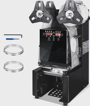 Volautomatische Cup Sealer Machine met LCD - 500-650 Cups/Uur