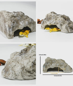 Natuurlijke Rots Schuilplaats & Basking Platform voor Reptielen