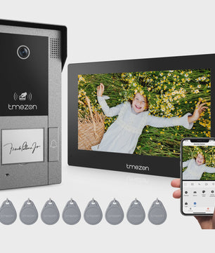 TMEZON MZ-790-D90 2-Draads Videofoon Systeem met 7" HD Touchscreen & Tuya App