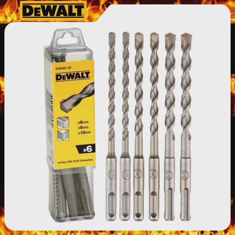 DEWALT SDS Plus Boorset 6-delig - 6mm, 8mm, 10mm - Hamerboor Bits