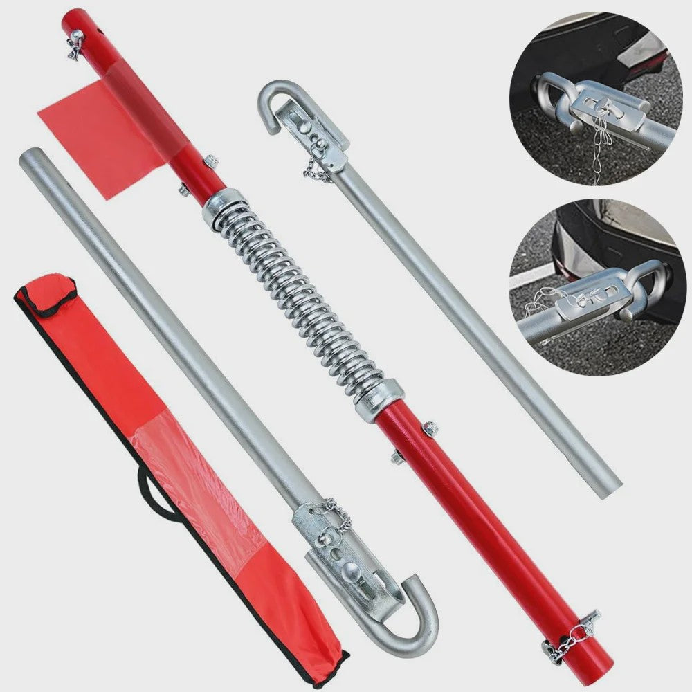 3 Ton Sleepstang met Veerdemper Stabilisator voor Auto, Trailer en SUV
